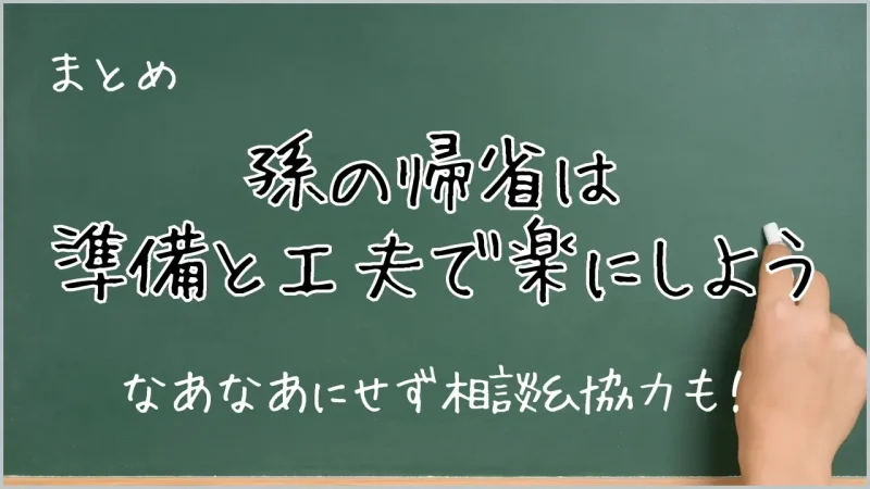 孫の帰省まとめ